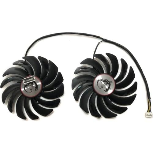 MSI RX 580/480/570/470 GPU Cooler PLD10010S12HH/PLD10010B12HH Fan GTX1080Ti GTX1070Ti GAMING Video Graphics Card Fan