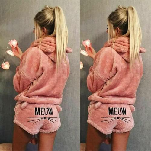 Женские пижамы с капюшоном Meihuida China At AliExpress