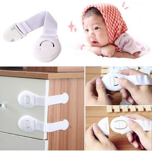 Safe Protection Hot Sale Security Blocker For Refrigerators Door For Baby Padlock Safety Locks High Quality 1PC Children Lock
