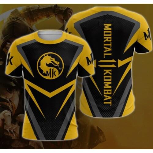 2021 New Mortal Kombat 3D Printed T Shirt Men Women Casual Short Sleeve Game MK T-Shirt Fashion Casual tshirt cosplay shirt