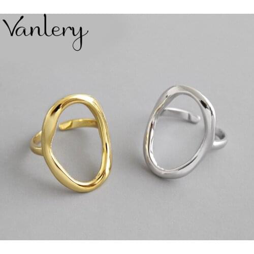 New Trendy Personality Punk Circle Rings For Women Lady Resizable Size Rings Party Jewelry Charm Gifts