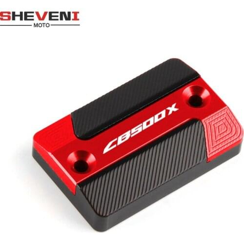 For Honda CB500X CB500F 2013 2014 2015 2016 2017 2018 2019 Front CNC Brake Fluid Cap Cover Master Cylinder Reservoir Oil Plug