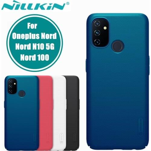 Super Frosted Shield For Oneplus Nord N10 5G Case Nillkin PC Hard Back Cover Case for OnePlus Nord 100 1+ Nord 100+ Gift