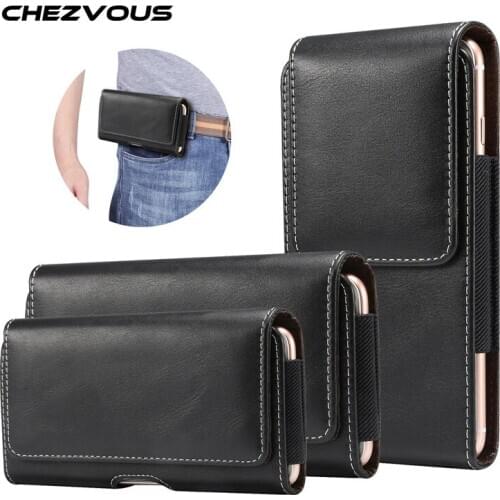 Universal Pouch Belt Clip Holster Case for iPhone12 11 pro max X XS XR 6 7 8 plus SE2020 Waist Bag PU Lether Durable Phone Cover