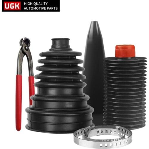Universal Stretch On CV Joint Boot Gaiter Kit Driveshaft Easy For Various Cars Universal Outer CV Boot With Pliers