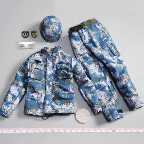 In Stock DAMTOYS DAM 1:6 scale 78068 Chinese Marine Corps clothes pants helmet model For Collection