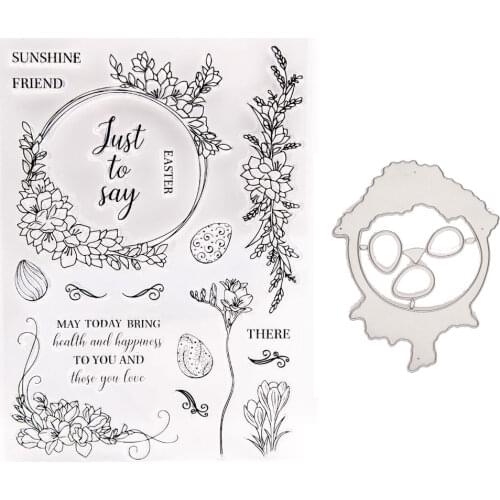 Spring Flowers and Wreath Metal Cutting Dies Series and Stamps for DIY Scrapbooking Album Paper Cards Decorative Crafts Emboss