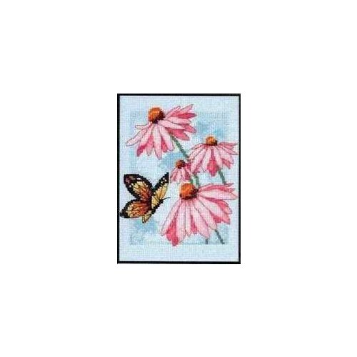 Dim 65046 Butterfly Love Flower cross stitch 11CT 18ct 14ct cotton thread embroidery DIY handmade needlework