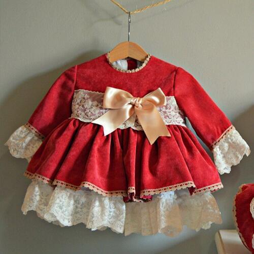 Newborn 1 Year Girl Baby Birthday Winter Dress Christmas Dresses for Baby Girls First Birthday Girl Party Red Princess Clothes