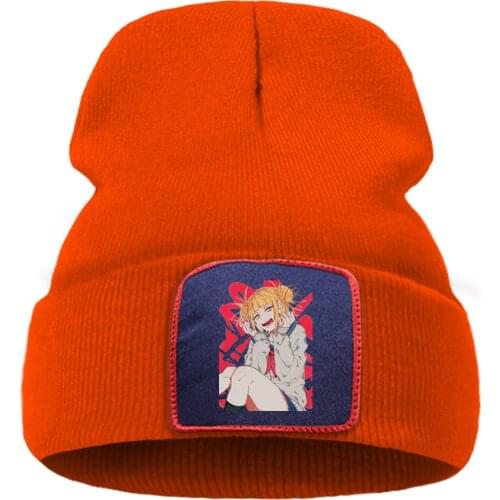 My Hero Academia Japan Anime Printed Winter Cap Street Fashion Warm Beanie Caps Simple Casual Unisex Caps Quality Comfort Hat