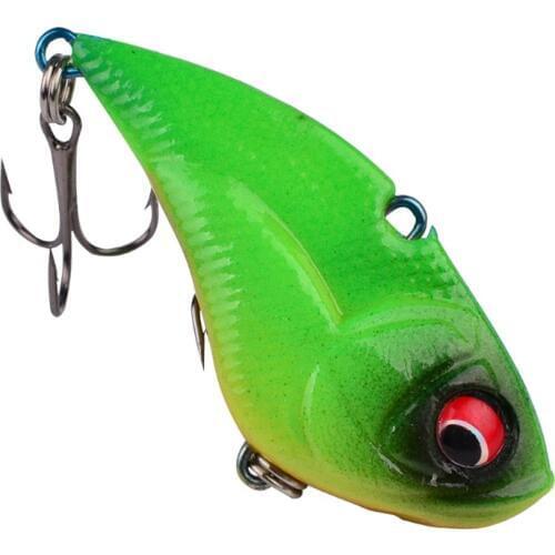 1Pcs High Quality 50mm 13g Crankbaits Soft Vibration Fishing Lures Wobbler VIB Lure Sinking Artificial Bass Pike Bait Tackle