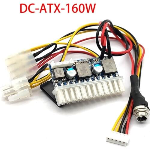 12V 160W 24Pin Durable Board DC-ATX Power Module Accessories Computers Parts Supply High Power Tool DC-ATX-160W