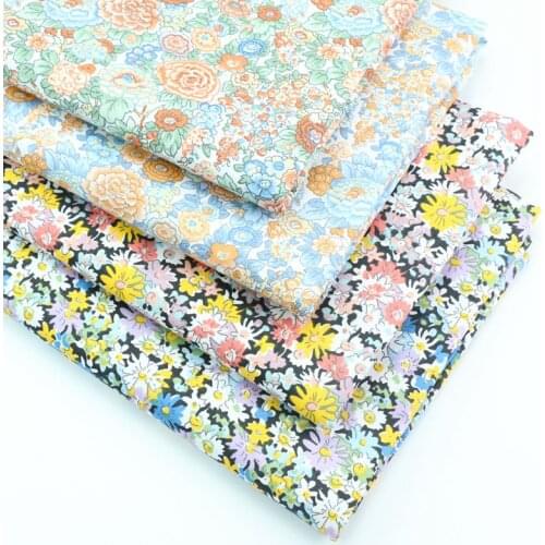 160cm*50cm Small floral baby cotton cloth patchwork fabric Apparel dress cloth bedding quilting material sewing fabric