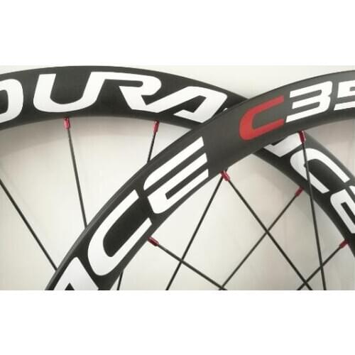 2020 di vendita superiore C35 700C della bici del carbonio strada ruote taiwan ha fatto 25 millimetri di larghezza opaco finishi