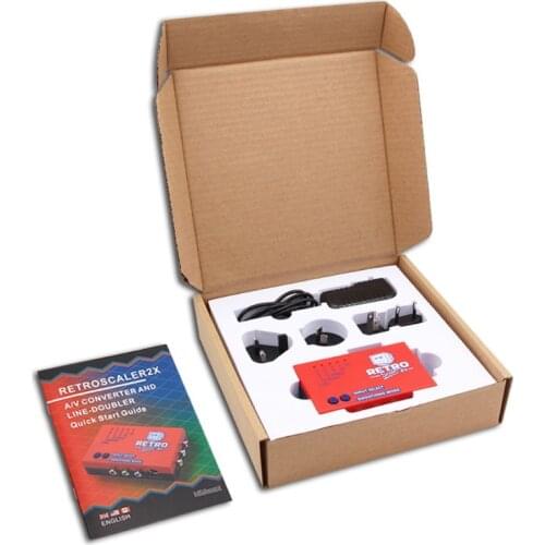 2021 New A/V Converter and Line-doubler RetroScaler2x 480p60 signal for Retro Video Game