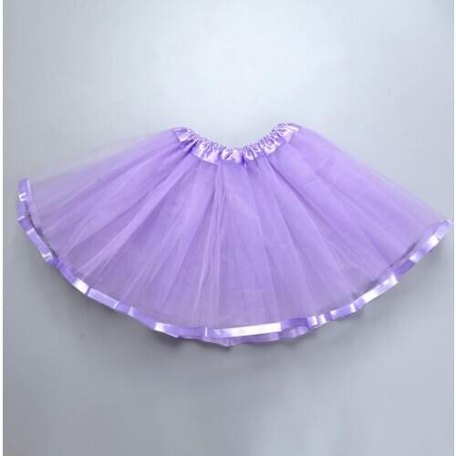2020 Sweet Girls Tutu Skirts Baby Girls Fluffy Pettiskirts purple Skirt Princess Girl Ball Gown skirt Dance Wear Party Clothes