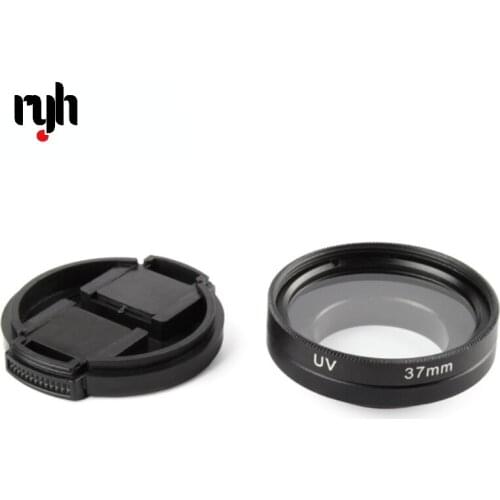 GloryStar High Transmittance 37mm UV Filter with Lens Protector Cap for GoPro Hero 4 3+ 3 For GoPro Accessories