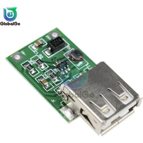 5pcsDC-DC 0.9V-5V to 5V 600MA Power Bank Charger Step Up Boost Converter Supply Voltage Module USB Output Charging Circuit Board
