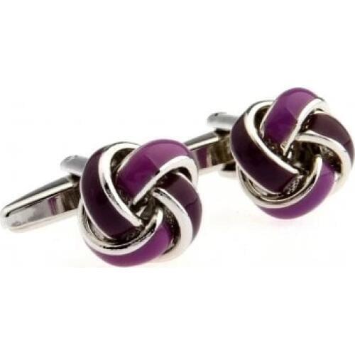 C-MAN Luxury shirt Purple twist cufflink for mens Brand cuff buttons cuff links High Quality Silvery abotoaduras Jewelry