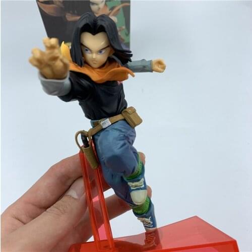 FigureCrazy Japanese Anime Figure The Android NO.17 Ver. PVC Action Figure Fighter Collection Model 16cm