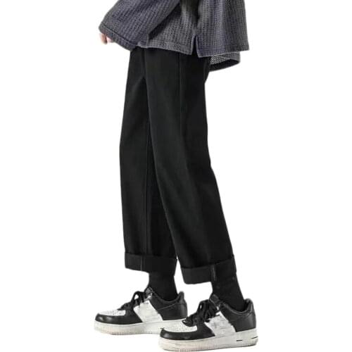 GODLIKEU Mens Autumn Jeans