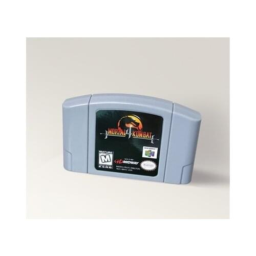 Mortal Kombat 4 For 64 Bit Game Cartridge USA Version NTSC Format