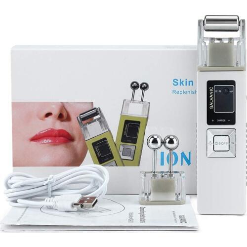 Ion Galvanic Microcurrent Skin Firming Machine Skin Care Wrinkle Removal Facial Massager Skin Care SPA Salon Beauty
