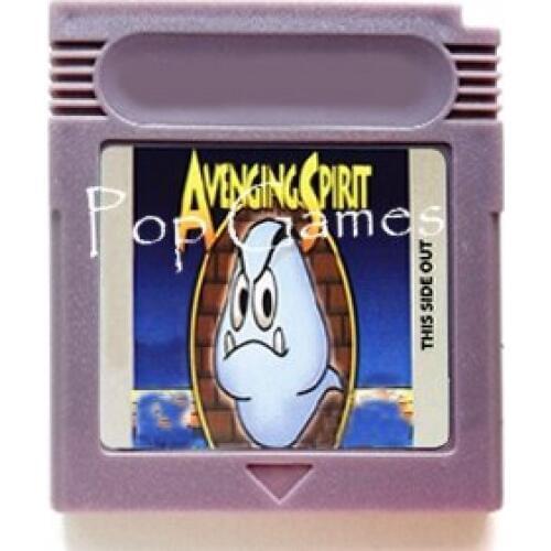 Avenging Spirit Grey Shell English Language Game Cartridge for 16 Bit Game Console