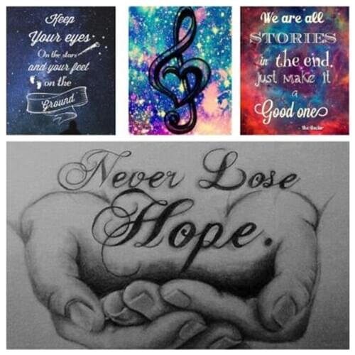 Kexinzu 5D DIY Diamond Painting Text Blackboard Home Decoration Embroidery Picture Rhinestone Full Square Drill Lover Gift X4610