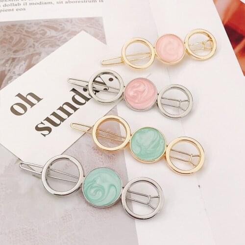 Metal Hair Clip Barrettes Styling Hairpin Barrette Hair Salon Claws Women Girls Trend Charm Accessories