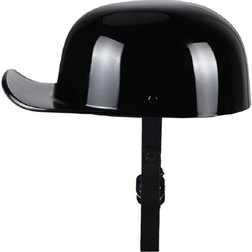 Unisex Motorcycle Helmet Vintage Retro Black Open Face Half Helmet Motorbiker Moto Rinding Crash Scooter Chopper Biker Helmet