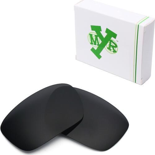 Mryok POLARIZED Replacement Lenses for Oakley Badman Sunglasses Stealth Black