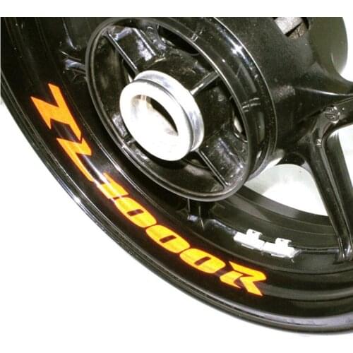 A set of 8pcs high quality Motorcycle Wheel Sticker Decal Reflective Rim Bike Motorcycle Suitable For SUZUKI TL 1000R TL1000R