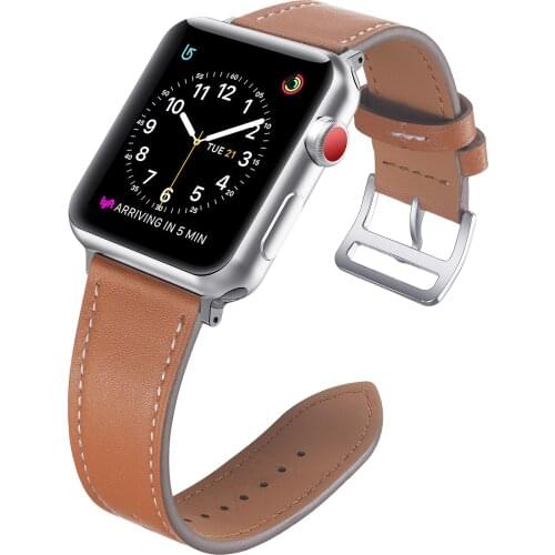 Genuine leather Watch Band For Apple Watch Series 6/5/4/3/SE Fashion Replacement Straps For Apple Watch 38/40mm 42/44mm
