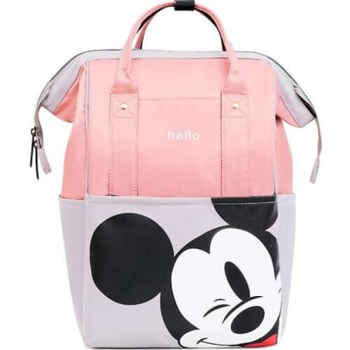Mickey Backpacks fashion Large space Mommy Diaper Shoulder Bag can Stroller for baby gift bag