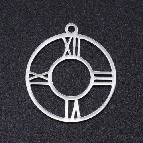 5pcs/lot 100% Stainless Steel Compass Charms Wholesale Accept OEM Order Never Tarnish Top Quality Jewelry Making Charms