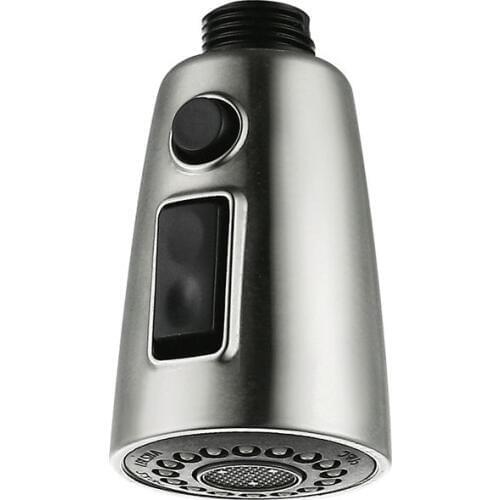 Brushed Nickel Kitchen Bathroom Spray Sprayer Handheld Shower Faucet Pull Out Replacement Shower Head Kitchen Mutifuction Shower