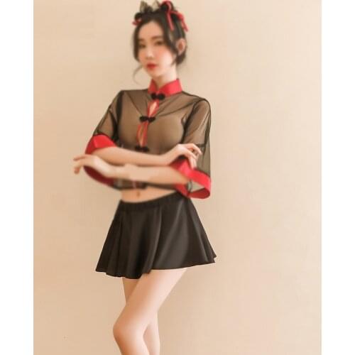 1 set Hanfu Chinese Cheongsam Ancient Clothing Home Costumes Suit Party Cosplay Uniform Sleepwear Women Christmas Gift