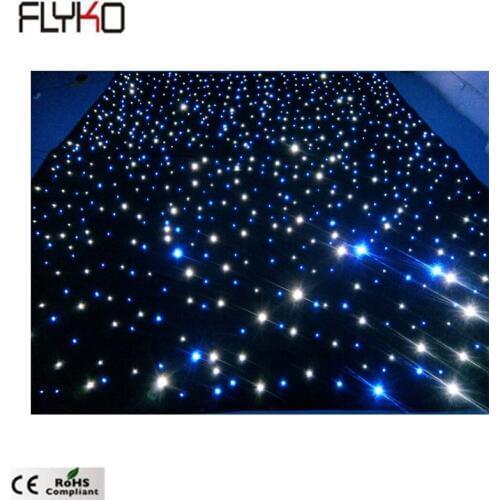The cheapest price from factory 3x6m led star curtain for stage backdrop wedding decoration