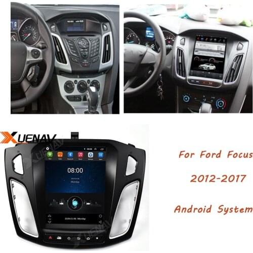 64GB ROM Car HD Vertical Screen Android System Player for-Ford Focus 2012-2017 GPS Navigation Car Multimedia Video Radio Player