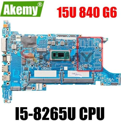 For HP ZBook 15u 840 G6 Laptop Motherboard L62757-601 L62757-501 L62757-001 i5-8265U 6050A30222501 100% working