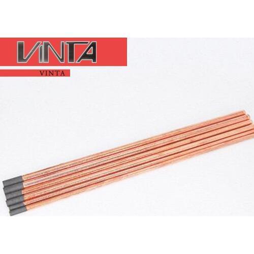 10pcs Graphite Electrode Bar Air Gouging Carbon Rod Copper CoatingWelding Gouging Gun 4 5 6 7 8 10 mm