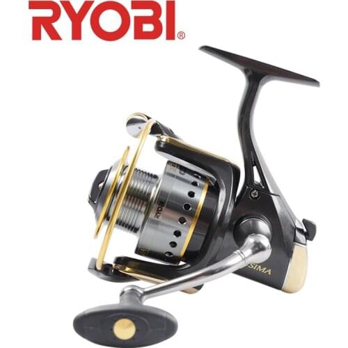 RYOBI ECUSIMA VI fishing spinning reel 2000/3000/4000/6000/8000 4BB 8kg Max drag reel fishing wheels full metal spool saltwater