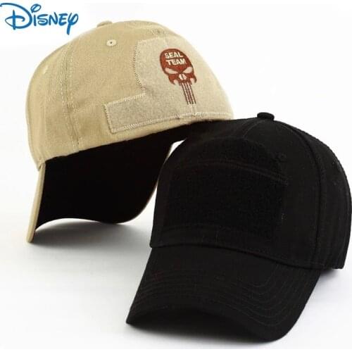 Disney Marvel Hat Military Tactical Baseball Cap Outdoor Hunting Skull Trucker Caps Cotton Snapback Hats Sun Hat Mens Womens