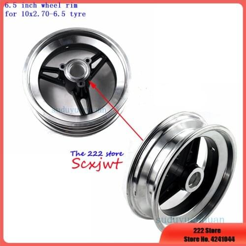 6.5 inch Wheel Hub use 10 x 2.70-6.5 " Tire Tyre fits for Balancing 2-wheel Scooter Electric Scooter 10 Inch Unicycle Hoverboard