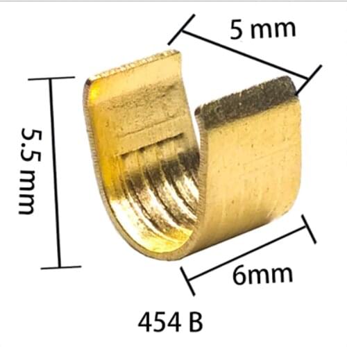 454B copper crimping buckle, cold press joint, wire terminal connector, cable lug 454 series Sertir 0.5-2 copper 50/100 piece