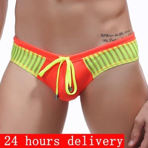 Mens swimming shorts thong suit color changing shorts swim trunks gay swimwear swim shorts swimming shorts swim suit