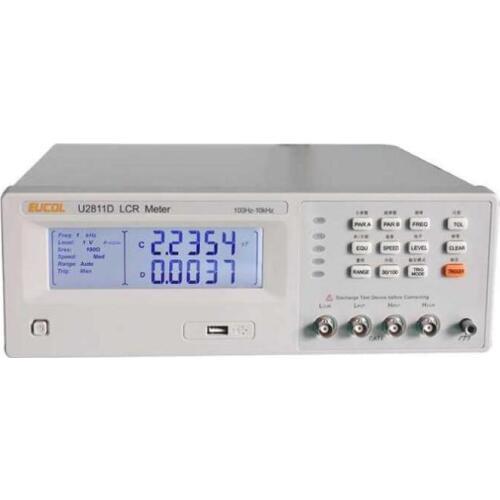 New U2811D Digital LCR Meter Tester 100Hz,120Hz,1kHz,10kHz