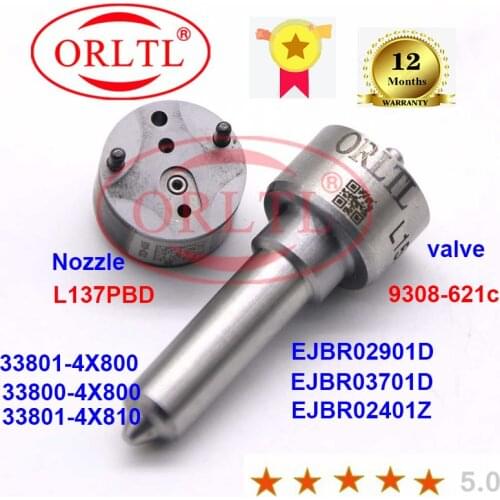 ORLTL (7135-661) L137PBD + 9308-621c injecor repair kits set for Delphi CR injector nozzle EJBR02901D EJBR03701D EJBR02401Z
