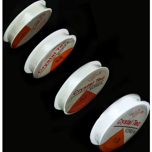 0.5/0.6/0.7/1mm Transparent Elastic Line White Beading Wire Crystal Cord/Thread/String Jewelry Findings for DIY beads